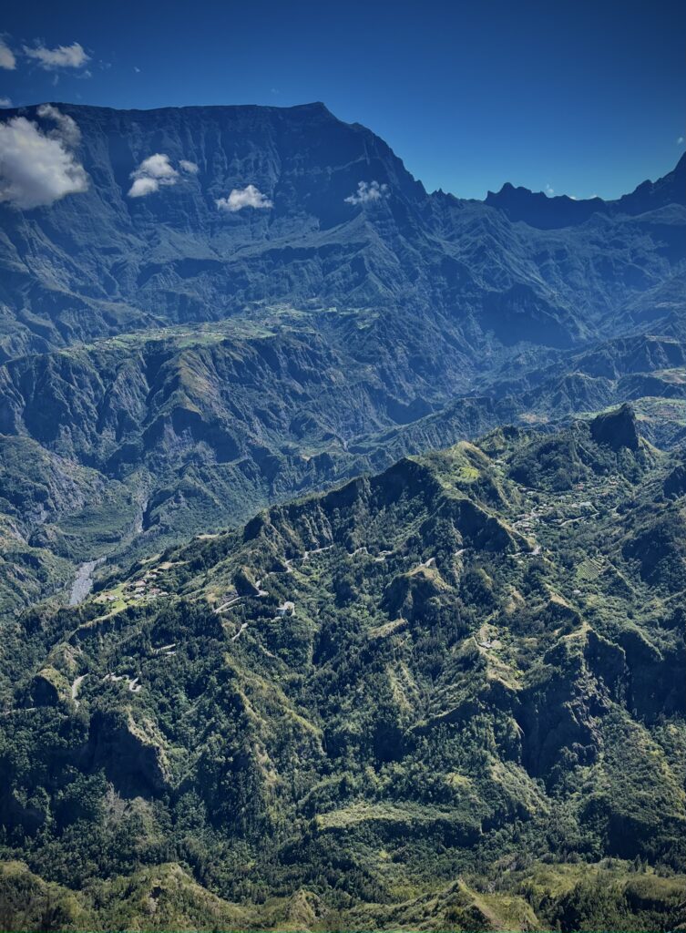 Route des 400 virages à Cilaos